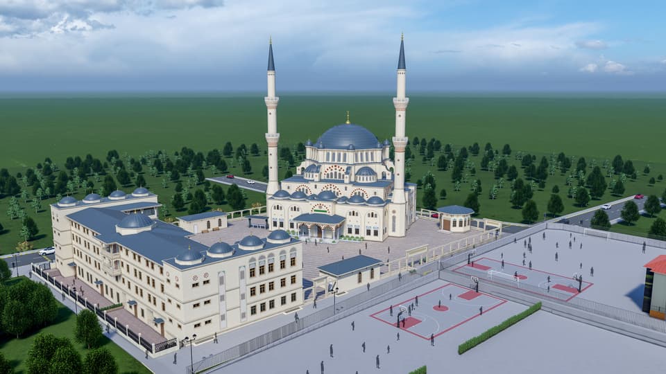 MUALLİM OSMAN ÖZTÜRK TATBİKAT CAMİİ VE KÜLLİYESİ - Mila İnşaat